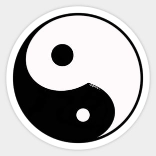 Yin Yang #17 Sticker